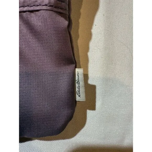 Eddie Bauer Unisex Purple Crossbody Travel Bag Adjustable Strap - Picture 9 of 9